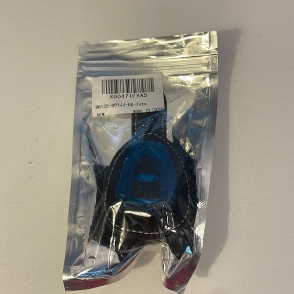 Ford Sunglass Holder for Car with Logo Black PU Leather NWT - Picture 9 of 9